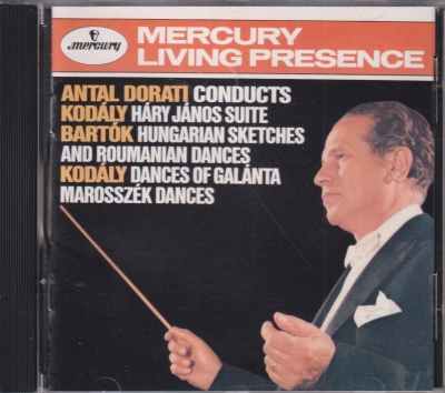 Zoltán Kodály / Háry János Suite / Dances / Béla Bartók / Hungarian Sketches / Roumanian Dances / KÄYTETTY CD // Minneapolis Symphony Orchestra / Philharmonia Hungarica / Antal Dorati