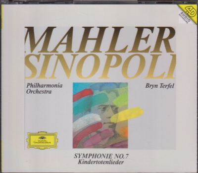 Gustav Mahler / Symphony no. 7 / Kindertotenlieder / KÄYTETTY 2CD // Bryn Terfel / Philharmonia Orchestra / Giuseppe Sinopoli