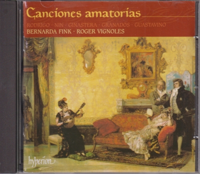 Bernarda Fink / Canciones Amatorias / KÄYTETTY CD // Enrique Granados / Joaquin Rodrigo / Joaquin Nin / Carlos Guastavino / Alberto Ginastera