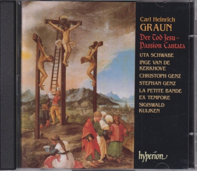 Carl Heinrich Graun / Der Tod Jesu / KÄYTETTY 2CD // La Petite Bande / Ex Tempore / Sigiswald Kuijken