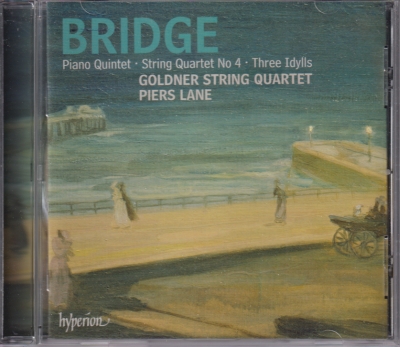 Frank Bridge / Piano Quintet / String Quartet no. 4 / Three Idylls / KÄYTETTY CD // Goldner String Quartet / Piers Lane