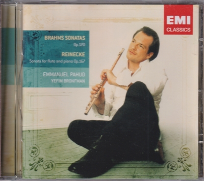 Johannes Brahms / Carl Reinecke / Flute Sonatas / KÄYTETTY CD // Emmanuel Pahud / Yefim Bronfman