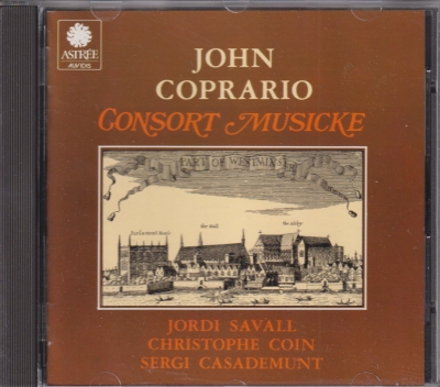 John Coprario / Consort Musicke / KÄYTETTY CD // Jordi Savall / Christophe Coin / Sergi Casademunt