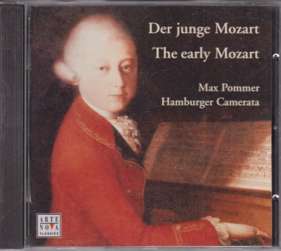 W.A. Mozart / The Young Mozart / KÄYTETTY CD // Hamburger Camerata / Max Pommer