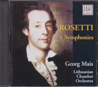 Antonio Rosetti / 4 Symphonies / KÄYTETTY CD // Lithuanian Chamber Orchestra / Georg Mais