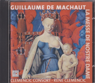 Guillaume de Machaut / La Messe de Nostre Dame / KÄYTETTY CD // Clemencic Consort / René Clemencic