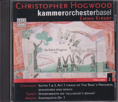 Kammerorchester Basel / Klassizistische Moderne Vol. 2 / KÄYTETTY CD // Igor Stravinsky / Michael Tippett / Benjamin Britten