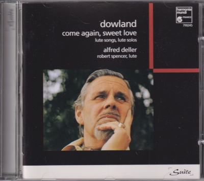 John Dowland / Come Again, Sweet Love / KÄYTETTY CD // Alfred Deller / Robert Spencer