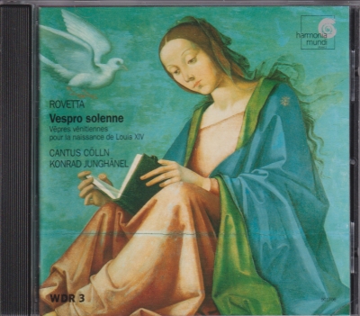 Giovanni Rovetta / Vespro Solenne / KÄYTETTY CD // Cantus Cölln / Konrad Junghänel