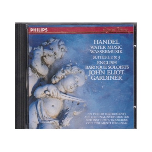 Georg Friedrich Händel / Water Music / KÄYTETTY CD // English Baroque Soloists / John Eliot Gardiner
