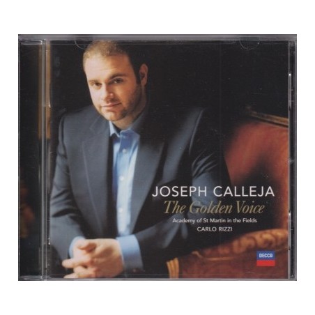 Joseph Calleja / The Golden Voice / KÄYTETTY CD // Giuseppe Verdi / Gaetano Donizetti / Vincenzo Bellini / Charles Gounod / Jules Massenet / Jacques Offenbach / Georges Bizet / Adolphe Adam / Giuseppe Pietri
