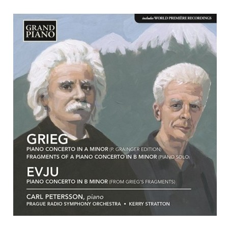 Edvard Grieg / Piano Concerto / Helge Evju / Piano Concerto // Carl Petersson / Prague Radio Symphony Orchestra / Kerry Stratton