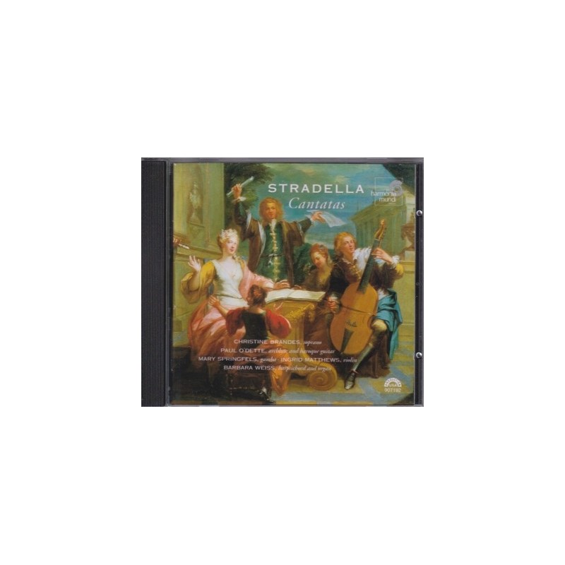 Alessandro Stradella / Cantatas / KÄYTETTY CD // Christine Brandes / Paul O'Dette / Mary Springfels / Ingrid Matthews / Barbara Weiss