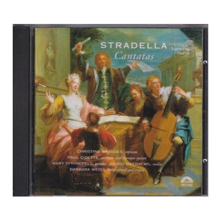 Alessandro Stradella / Cantatas / KÄYTETTY CD // Christine Brandes / Paul O'Dette / Mary Springfels / Ingrid Matthews / Barbara Weiss