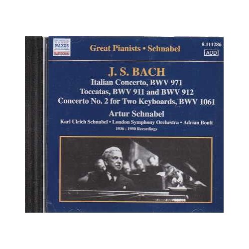 J.S. Bach / Italian Concerto, etc. / Artur Schnabel