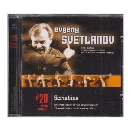 Alexander Scriabin / Symphony no. 3 / Prometheus / KÄYTETTY CD // Russian State Symphony Orchestra / Evgeny Svetlanov