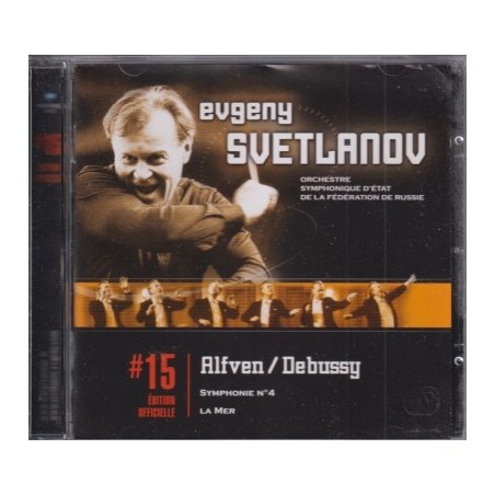 Hugo Alfvén / Symphony No. 4 / Claude Debussy / La Mer / KÄYTETTY CD // Russian State Symphony Orchestra / Evgeny Svetlanov