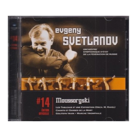 Modest Mussorgsky / Pictures at an Exhibition / Songs and Dances of Death / KÄYTETTY CD // Irina Arkhipova / Russian National Orchestra / Evgeny Svetlanov