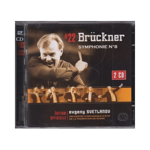 Anton Bruckner / Symphony No. 8 / KÄYTETTY 2CD // Russian State Symphony Orchestra / Evgeny Svetlanov