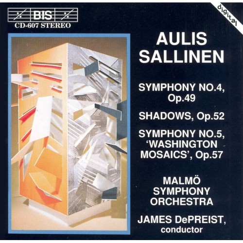 Aulis Sallinen / Symphonies 4 & 5 / Shadows // Malmö Symphony Orchestra / James DePreist