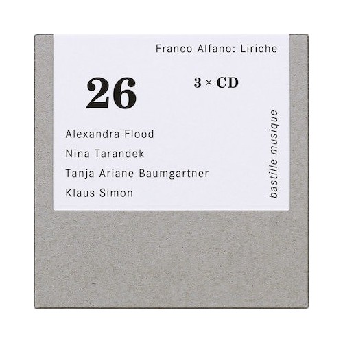 Franco Alfano / Liriche // Alexandra Flood / Nina Tarandek / Tanja Ariane Baumgartner / Klaus Simon