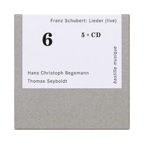 Franz Schubert / Lieder (Live) // Hans Christoph Begemann / Thomas Seyboldt