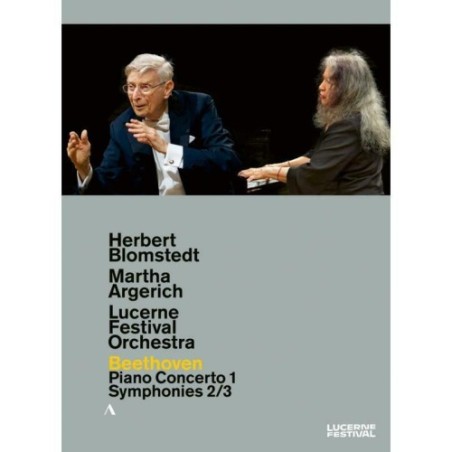Ludwig van Beethoven / Piano Concerto no. 1 / Symphonies 2 & 3 // Martha Argerich / Lucerne Festival Orchestra / Herbert Blomstedt
