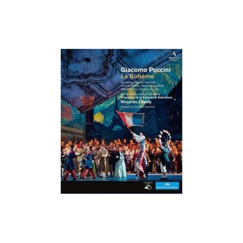 Giacomo Puccini / La Bohème // Gal James / Aquiles Machado / Massimo Cavalletti / Orquestra de la Comunitat Valenciana / Riccardo Chailly